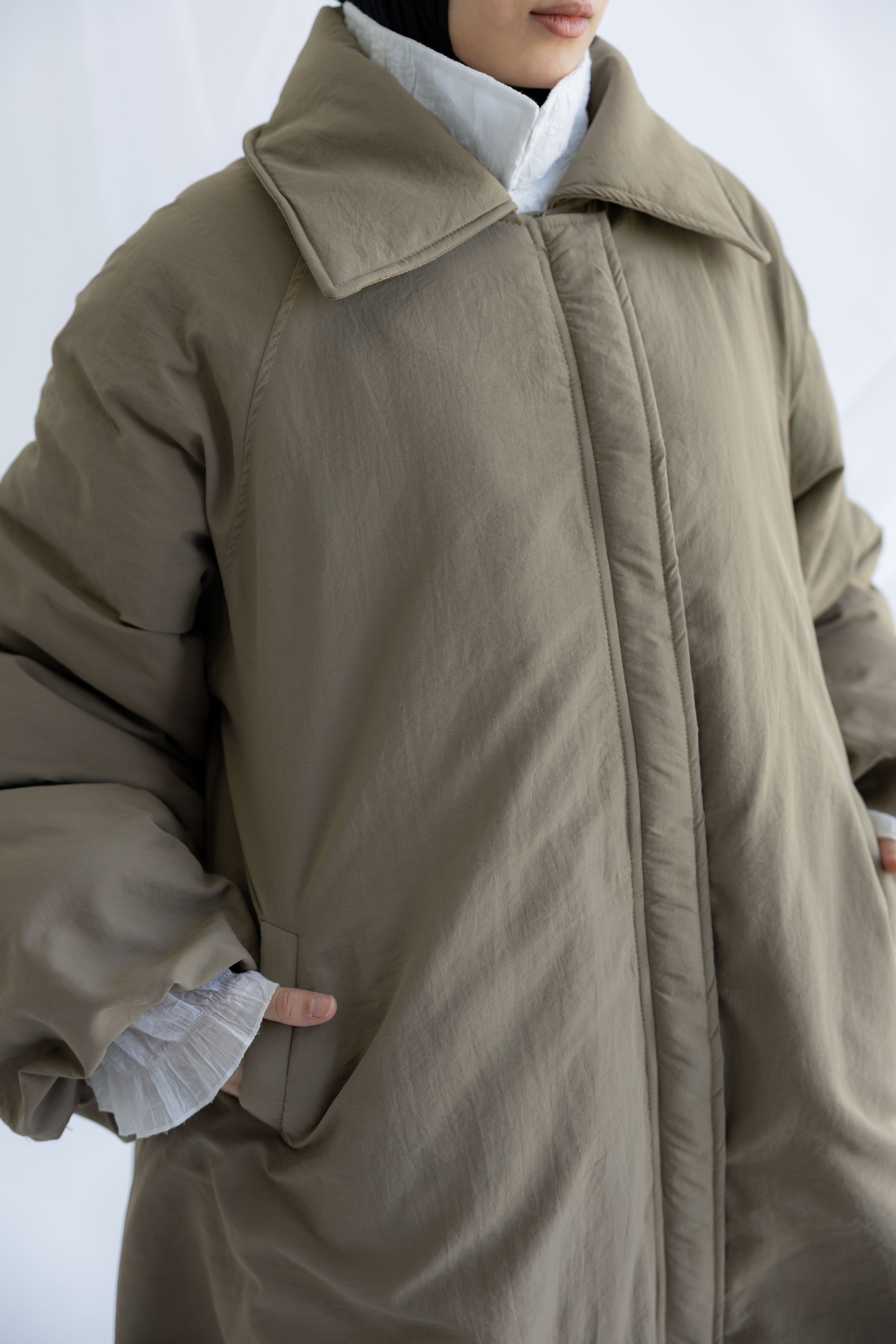 Balloon Coat - Beige – ATKI