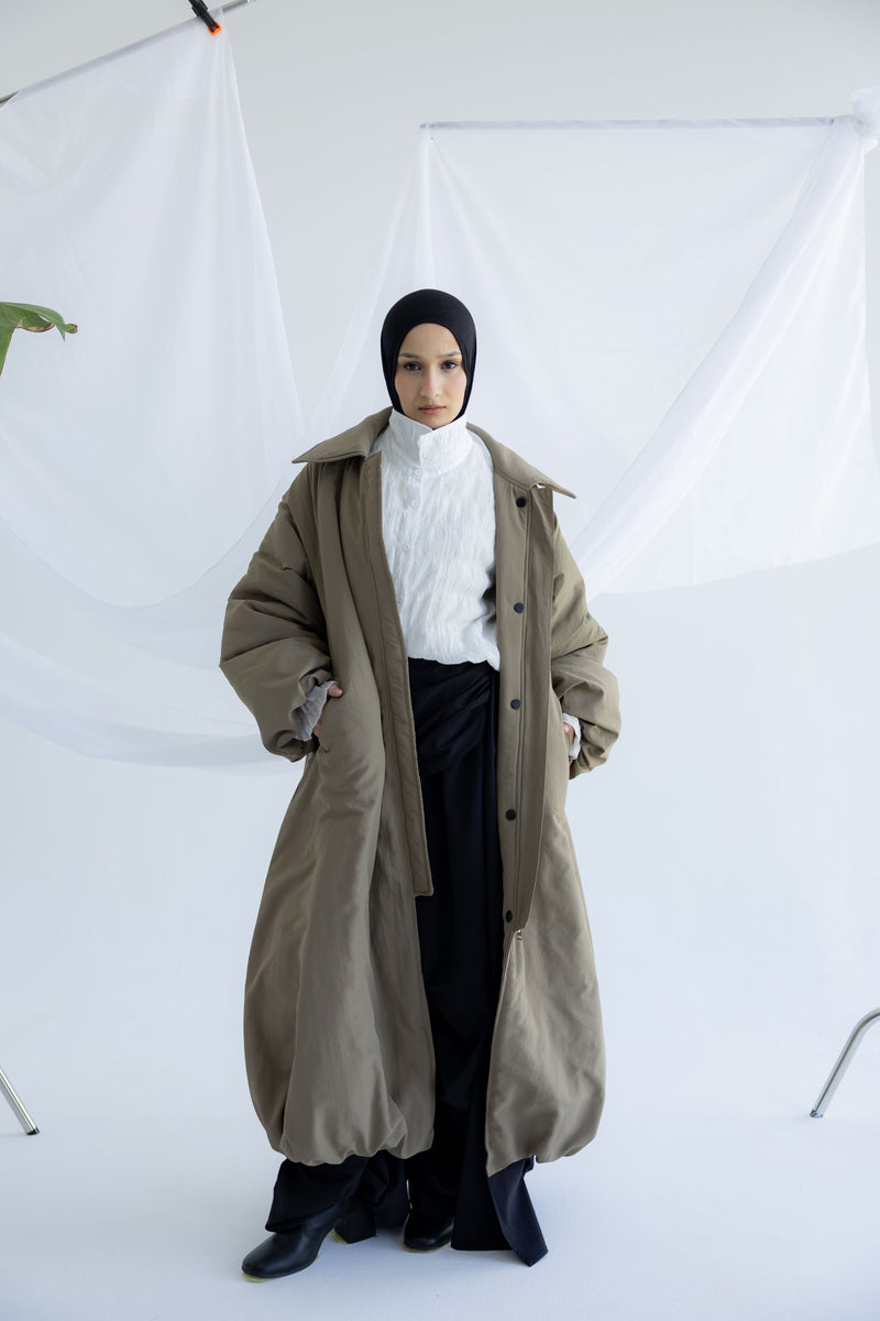 Balloon Coat - Beige