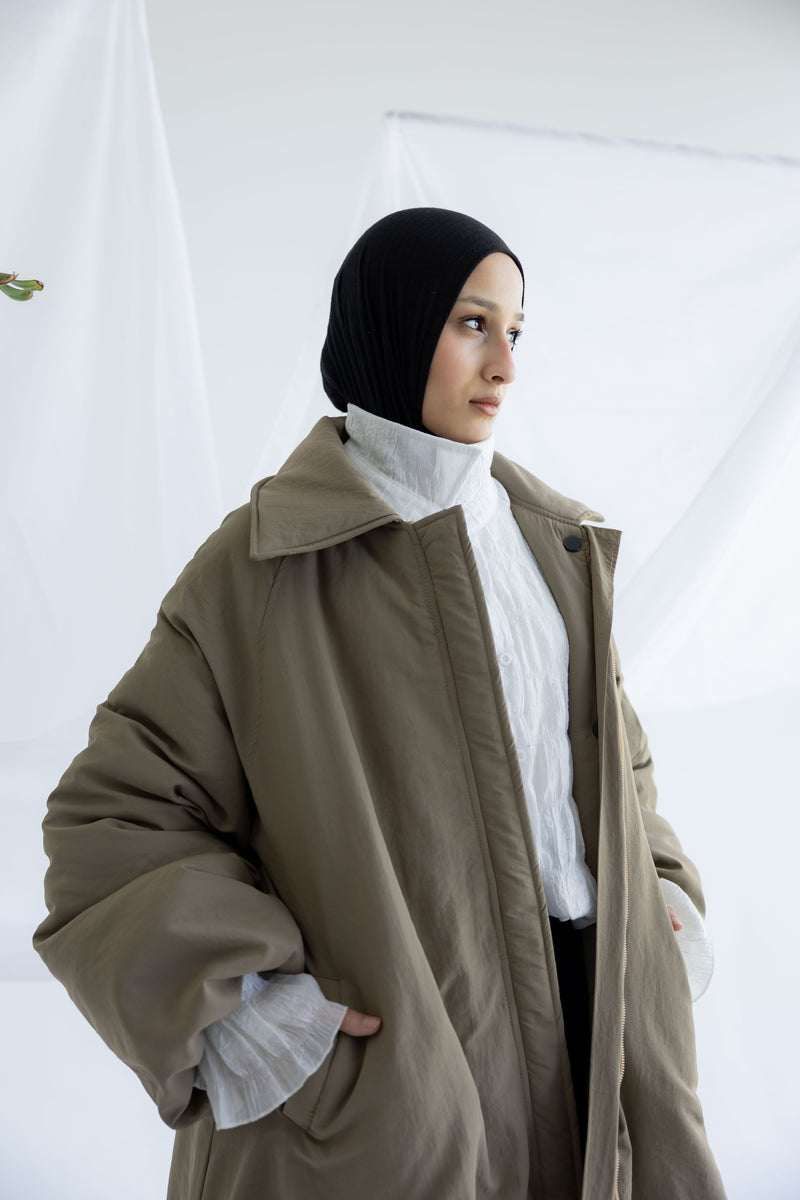 Balloon Coat - Beige