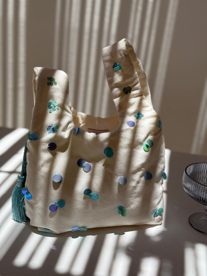 knot Bag - Dusty Blue