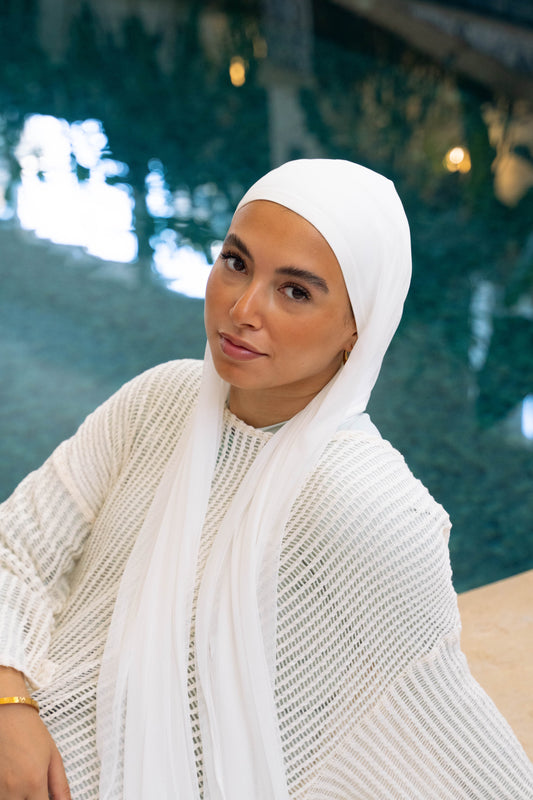 Non-Slip Sea Scarf – White