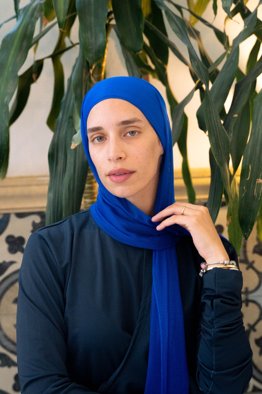 Non-Slip Sea Scarf – Blue