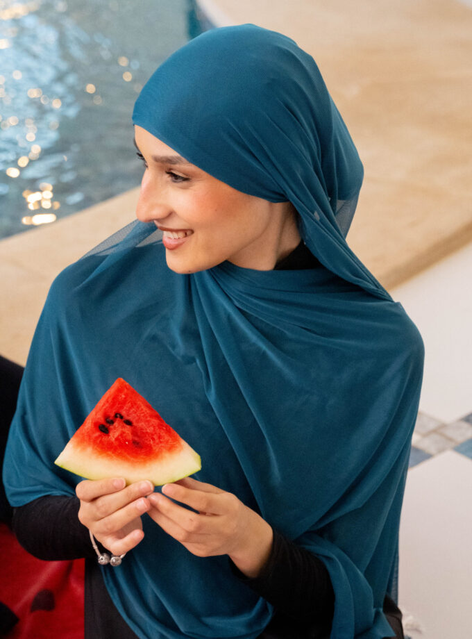 Non-Slip Sea Scarf-Petrol